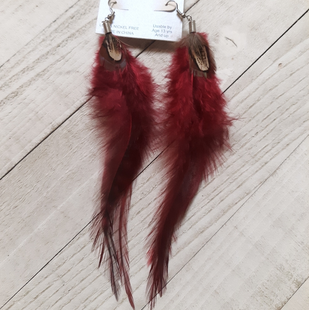 Bohemian Feather Earrings